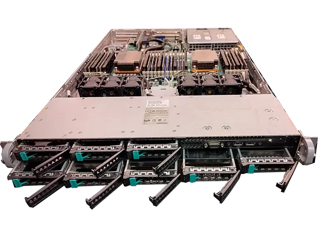 Intel R1208GZ Rackserver – Frontansicht (Platzhalter)