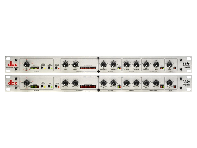 dbx Dual Microphone Channel Strip mit zwei dbx 286s