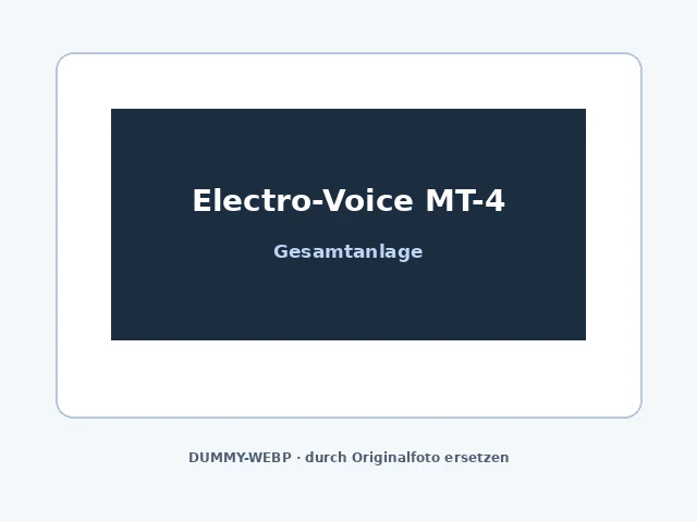 MT-4 Small, Electro-Voice MT-4 PA-System