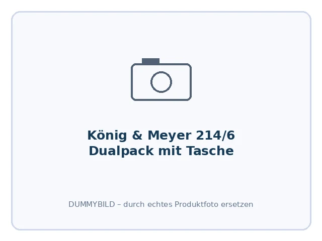 König & Meyer 214/6 Boxenstative, Dualpack mit Tasche